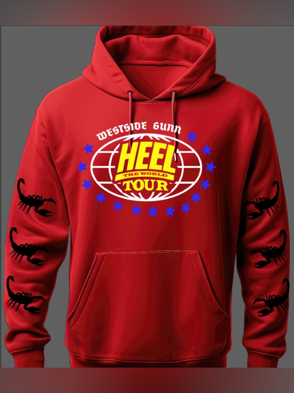 Westside Gunn Heels World Tour Pullover Merch Hoodie S-5XL New 2026 Fourth Rope